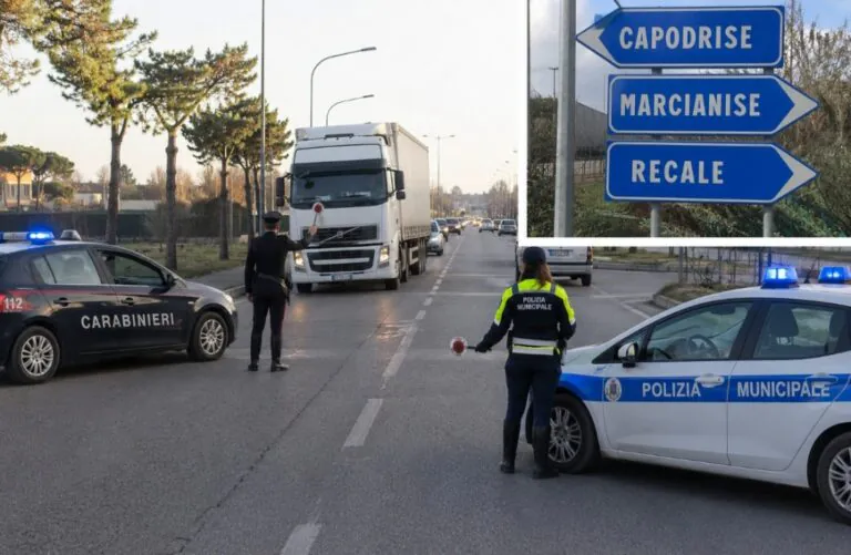 Camionista ubriaco al volante di un tir carico di farmaci