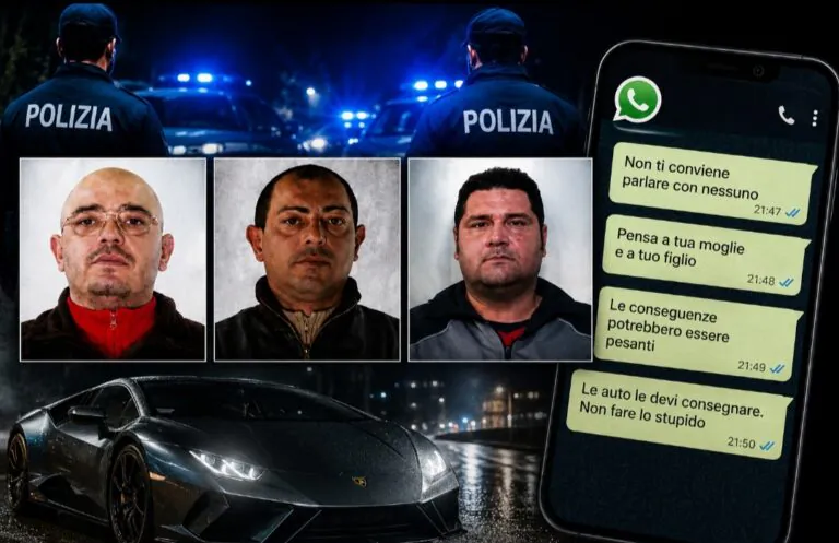 Massacrato di botte da finti poliziotti, ecco i messaggi che inchiodano la gang: minacce pure a partner e figlio di un anno