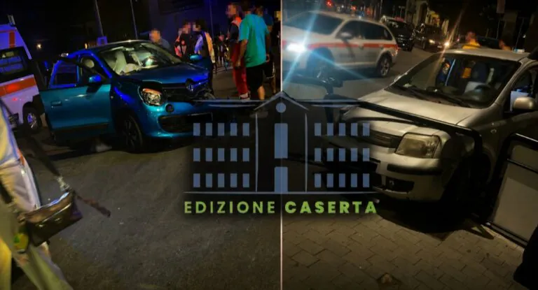 Scontro nella notte, 4 feriti: 2 sono minorenni