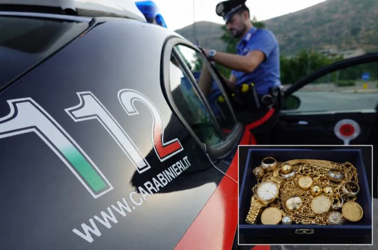 Colpo ad anziana, 2 fermati: trovato bottino da 15mila euro