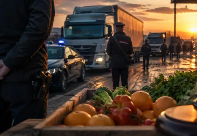 Frutta e clan, stangata per 2 autotrasportatori