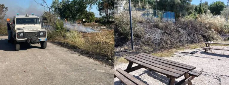Due roghi in 48 ore, scatta la denuncia da parte dell’Ente