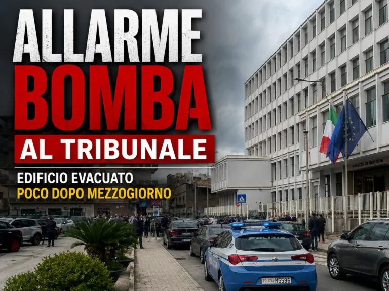 Allarme bomba, Tribunale evacuato