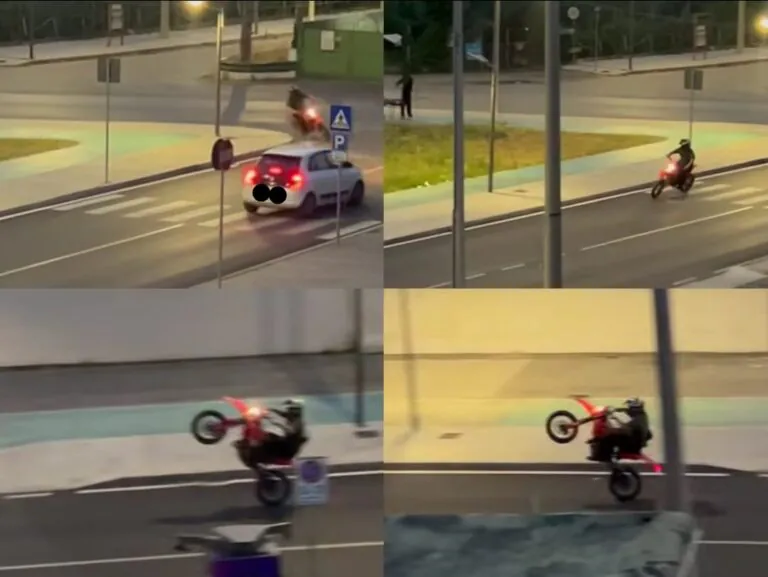 Torna il funambolo del motocross, ancora disagi e paura per i residenti