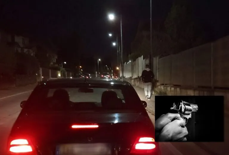 “Centrato alla gola da proiettile di gomma sparato da un’auto in corsa”