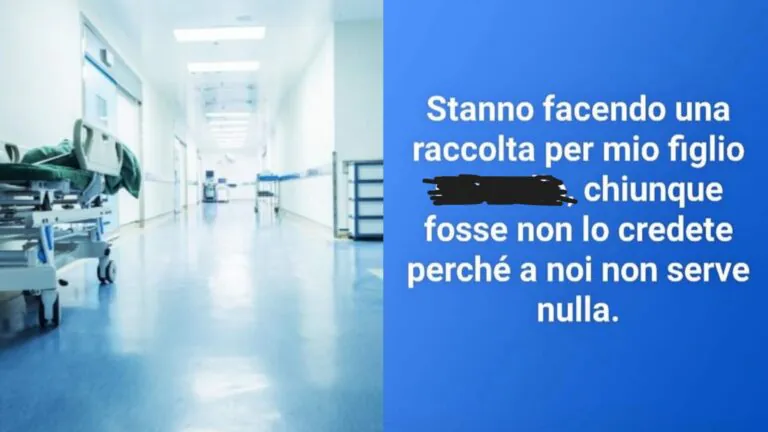 Spunta raccolta fondi per giovane in ospedale, la famiglia: “Non abbiamo autorizzato nulla”
