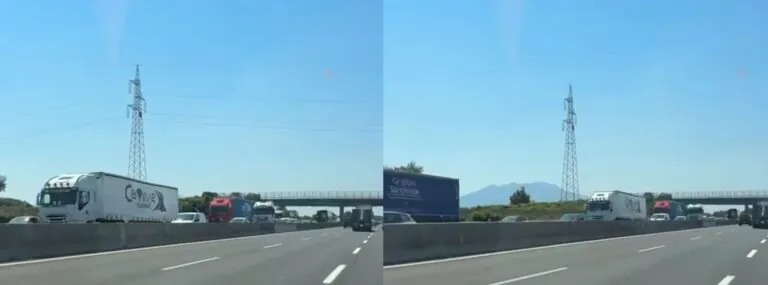 Auto in fiamme sull’A1, traffico in tilt e lunghe code