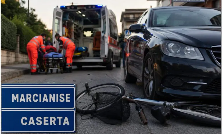 Ragazzina travolta da auto mentre è in bici, choc nella frazione