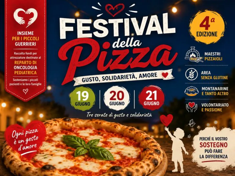 Torna il Festival della Pizza: solidarietà per il Santobono di Napoli