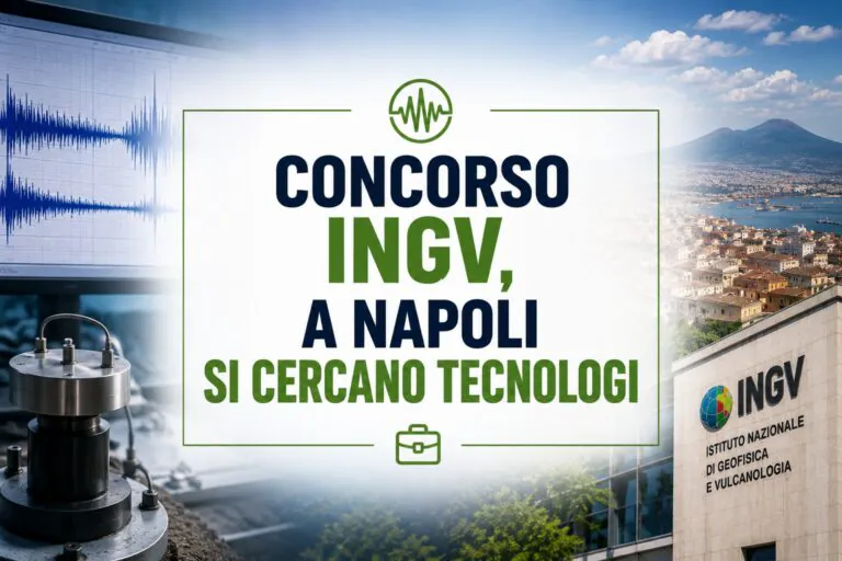 Concorso INGV, a Napoli si cercano tecnologi