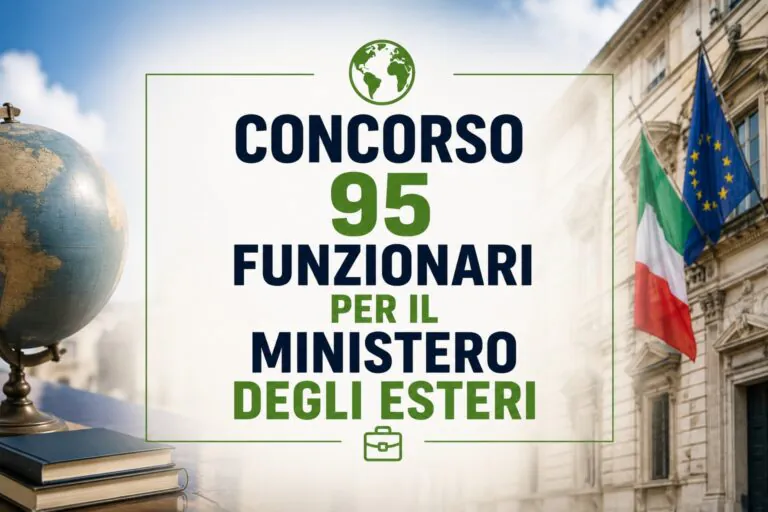 Concorso 95 funzionari per il Ministero degli Esteri: via alle domande