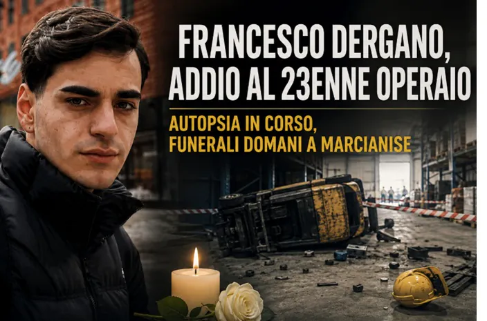 Muore a 23 anni sul lavoro, autopsia in corso: fissato l’addio a Francesco