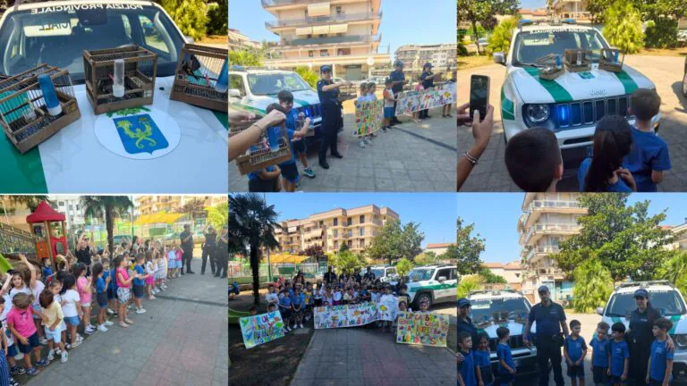Uccelli salvati dai maltrattamenti tornano a volare: emozione con i bambini della scuola dell’infanzia