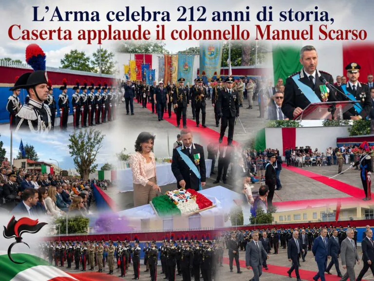 Fedeltà, coraggio e servizio: il messaggio del colonnello Scarso nella Festa dei carabinieri a Caserta