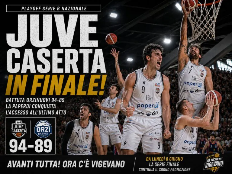 Juvecaserta in finale: la città sogna di tornare nel grande basket
