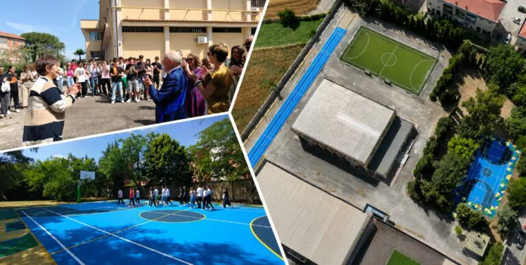 Inaugurati i campi sportivi del liceo Garofano