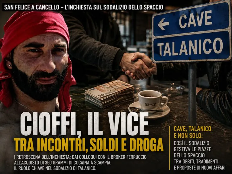 “Rino vuole uscire dal giro”. Il broker propone a Cioffi di prendere il suo posto