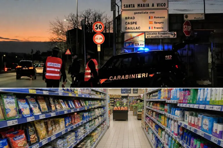 Fanno razzia al supermercato, due esperti dei furti bloccati dai carabinieri durante la fuga