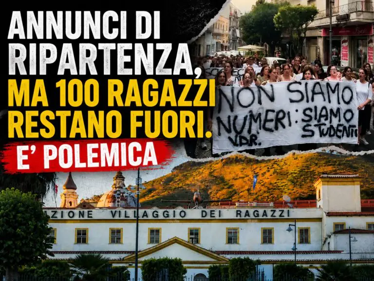 “Villaggio dei Ragazzi riapre a settembre, ma 2 indirizzi restano chiusi: la rabbia delle famiglie dimenticate