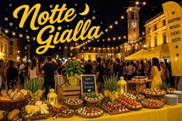 La “Notte Gialla” approda nella località del Casertano