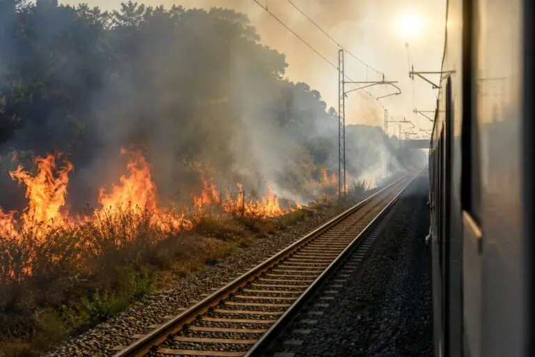 Fiamme nei pressi dei binari, possibili ritardi nella circolazione ferroviaria