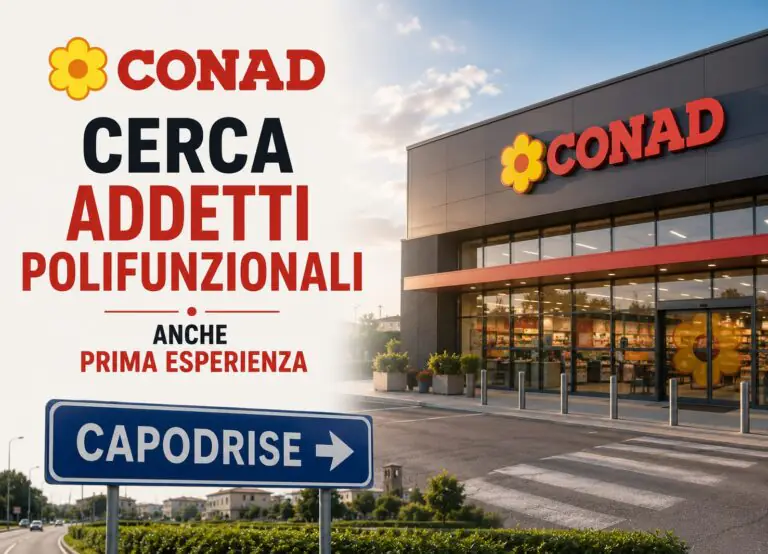 Conad cerca addetti polifunzionali anche prima esperienza