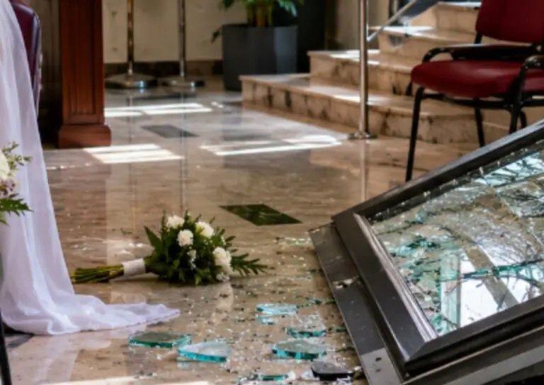Finestra crolla durante matrimonio: travolto padre della sposa