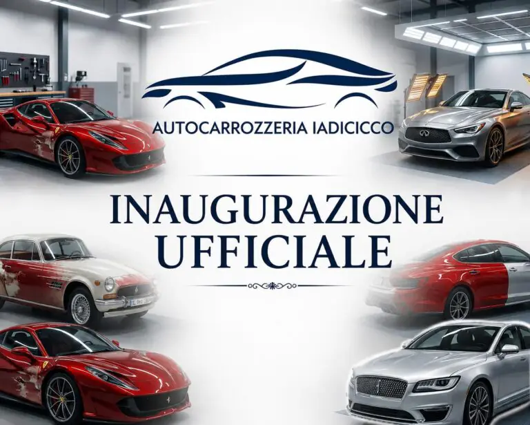 Autocarrozzeria Iadicicco: attesa per l’inaugurazione della nuova sede