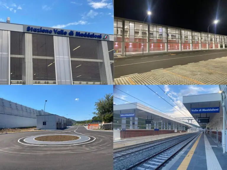 Nuova stazione dei treni nel Casertano