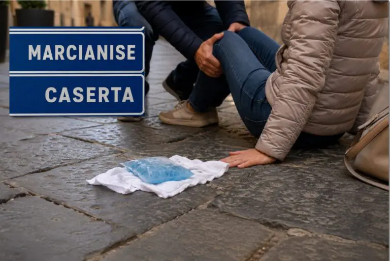 Strada dissestata, donna cade e si ferisce in centro
