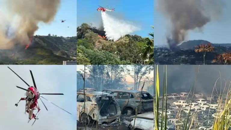 Maxi rogo: decine di auto distrutte e persone evacuate. In azione mezzi aerei