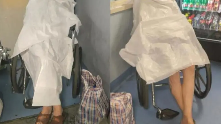 Paziente ha freddo, ospedale lo copre con le traverse