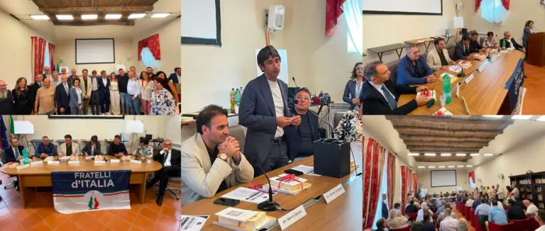 Ufficializzata adesione di 16 amministratori casertani al partito della Meloni