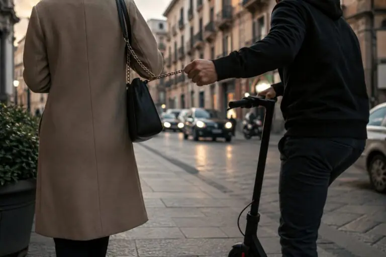 In monopattino assaltano una donna e la scippano, choc in centro