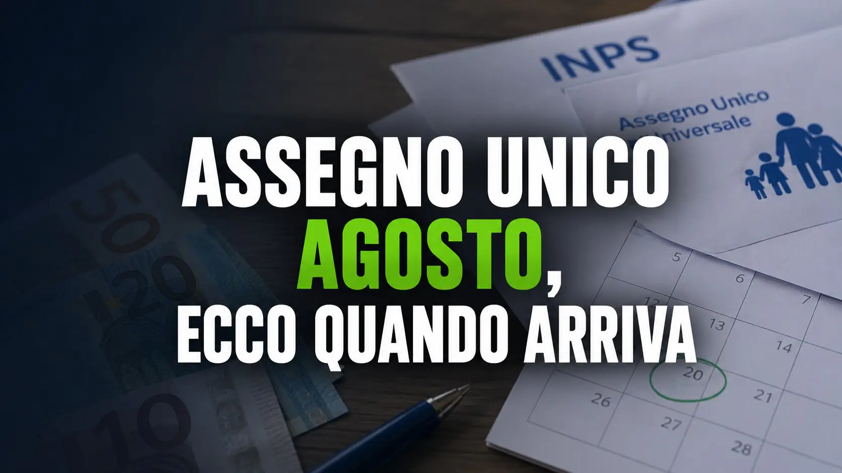 assegno unico agosto