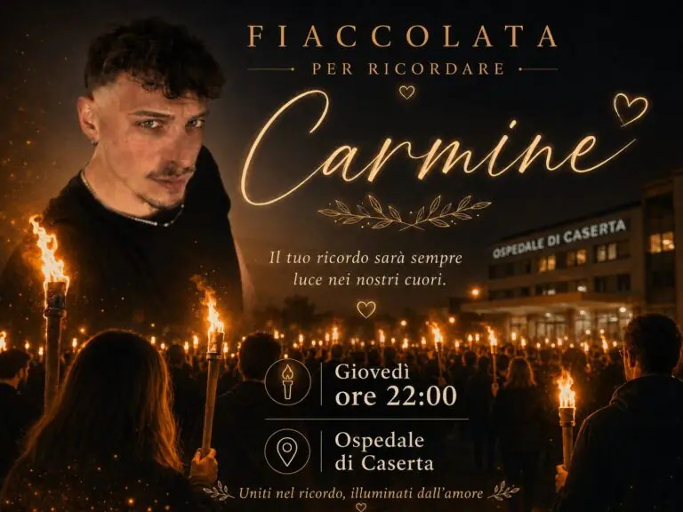 Addio a Carmine, fissati i funerali. Stasera momento di raccoglimento e fiaccole fuori l’ospedale