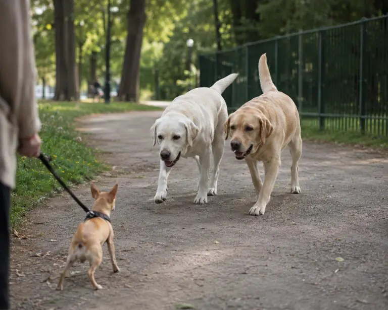 Labrador attaccano cani al guinzaglio, paura nei pressi del Parco
