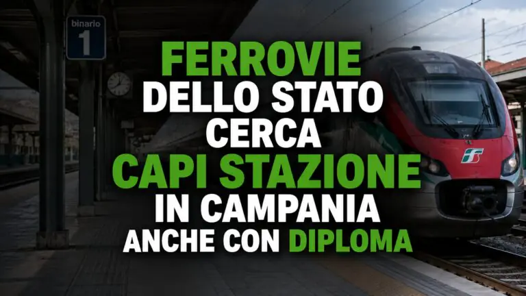 Ferrovie dello Stato cerca capi stazione in Campania anche con diploma