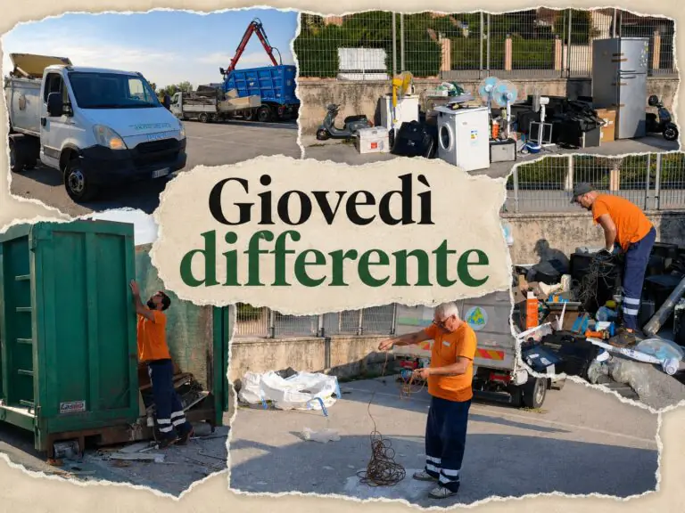 Oggi la prima giornata dedicata agli ingombranti: raccolta straordinaria nell’area mercato