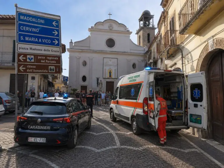 Perde il controllo e comincia a lanciare bottiglie contro le auto: arrivano carabinieri, ambulanza e sindaco