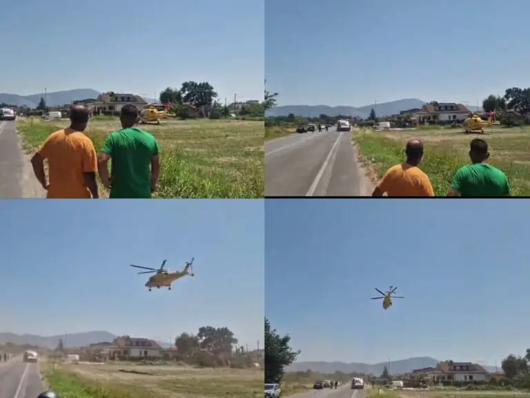 Impatto choc sulla Statale, 3 i feriti. Eliambulanza in azione