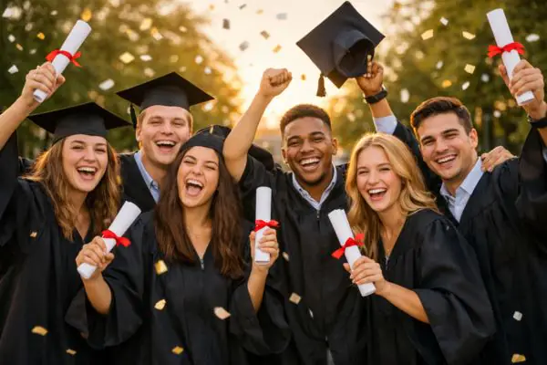 diplomati che festeggiano i risultati di maturità 2026