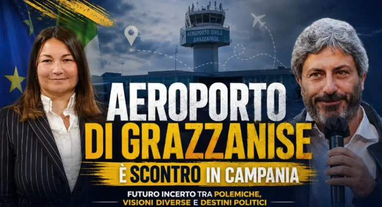 Aeroporto in alto mare, bordate a Fico: “Caserta è considerata provincia di serie B”