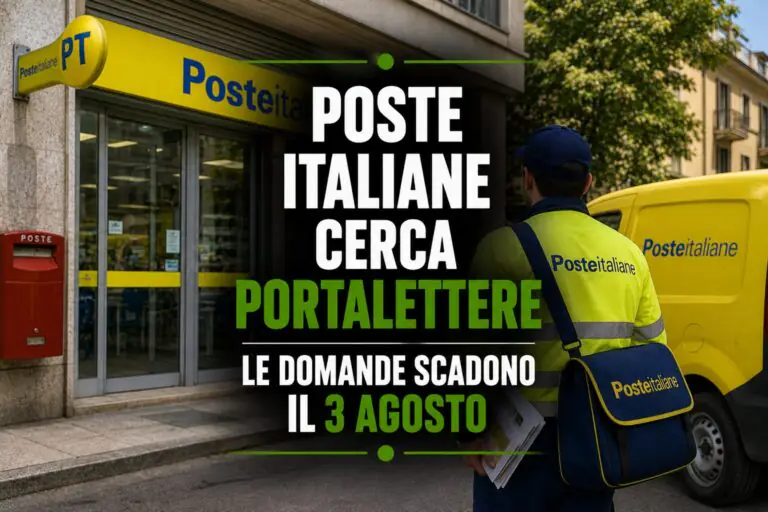 Poste Italiane cerca portalettere, le domande scadono il 3 agosto