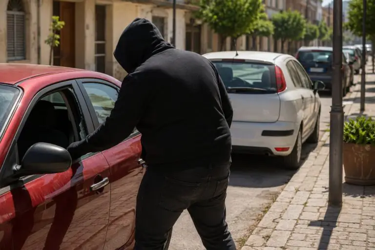Ladri scatenati: assalta auto sotto gli occhi dei presenti