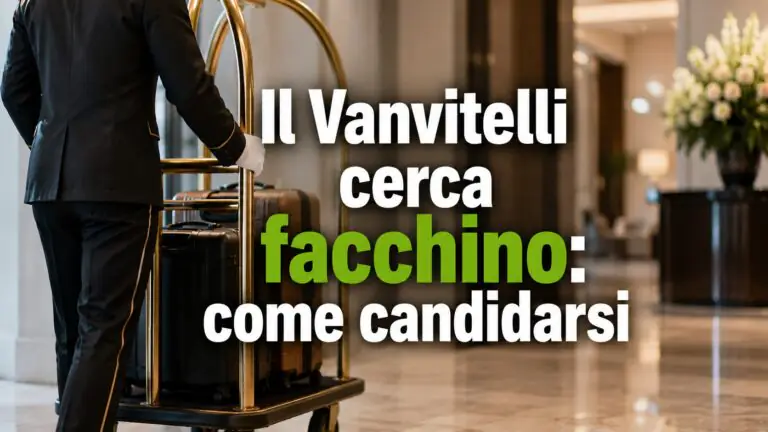 Il Vanvitelli cerca facchino: come candidarsi