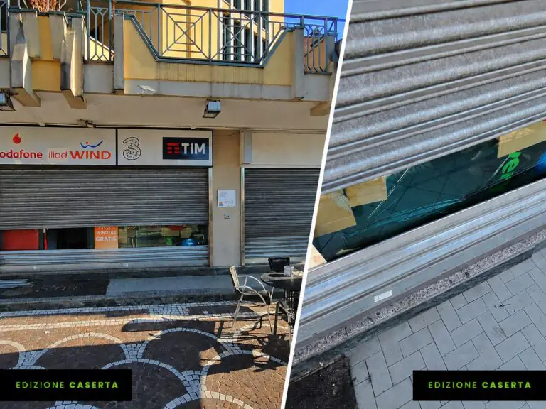 Ancora un raid della banda della spaccata: saccheggiato storico negozio di telefonia
