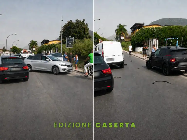 Carambola pazzesca nella frazione: coinvolti più veicoli