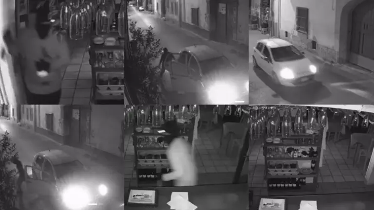 Assalto alla Locanda del Baccalà: in 2 sulla Punto bianca, uno entra col piede di porco