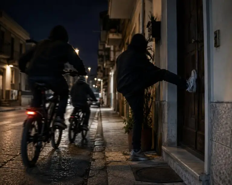 Sfrecciano di notte e prendono a calci le porte delle case, residenti allo stremo